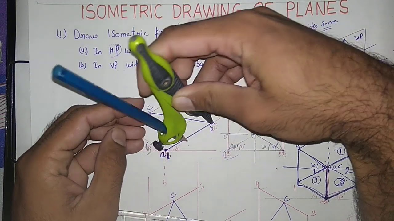 isometric projection of pyramid and prisms
