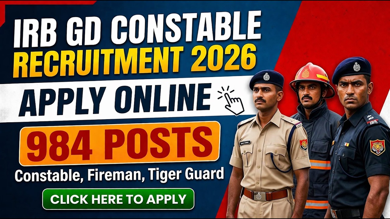 apssb irb gd constable and fireman recruitment 2026 guide #irbgdconstable2026 #apssbrecruitment2026